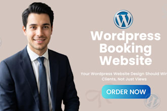 build a wordpress booking website or appointment booking system