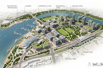 do 3d site plan and property map