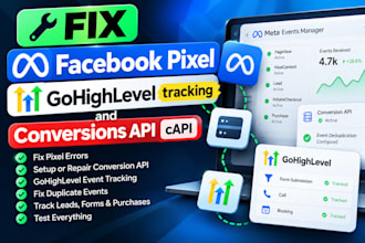 fix facebook pixel, gohighlevel tracking and conversions api capi