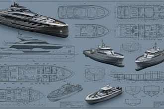design boat, yacht, and ship with naval architecture drawings amd ga plans