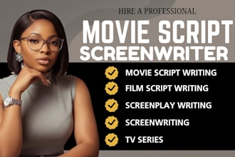 do movie script and film script writing screenwriting screenplay for film or tv