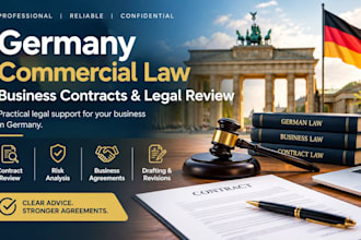 provide germany commercial law, business contracts and legal review