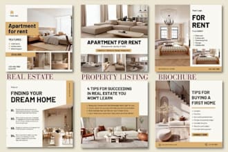 design real estate property brochure, listing and investment booklet PDF