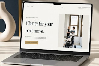 create a modern professional website for your small business