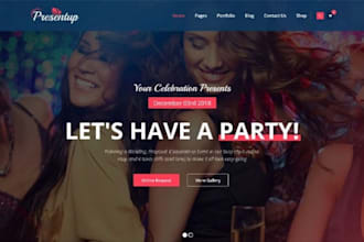 design squarespace event rental website party supplies website furniture site