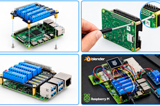 do pcb design and layout for raspberry pi hat, gpio expansion and carrier boards