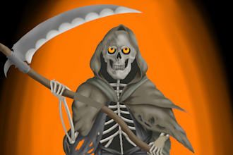 draw stylized character and fantasy artwork