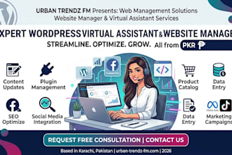 be your expert wordpress virtual assistant and website