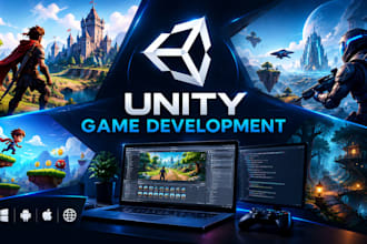do unity 3d game, mobile game development, webgl game, unity puzzel game
