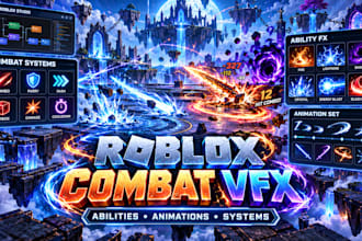 create roblox combat systems abilities vfx and custom animations in luau
