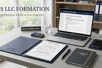 help prepare US llc formation documents and business registration