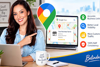 build local SEO citations, google maps citations and nap listings