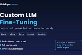 build, fine tune and deploy custom llms for your business