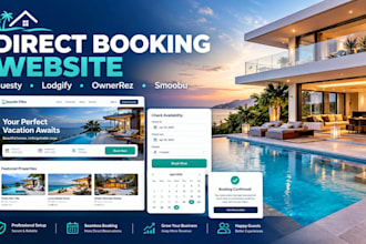 direct booking website vacation rental ownerrez guesty lodgify smoobu