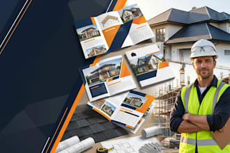 design a logistics brochure, company profile and service booklet