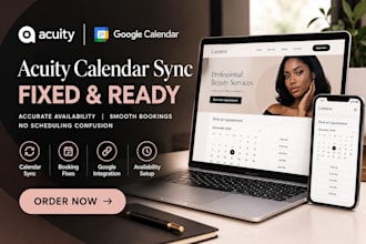 fix acuity calendar sync, google calendar sync, acuity scheduling booking issues
