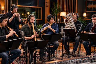 record live xiao, ocarina, shakuhachi, bansuri, euphonium and bassoon
