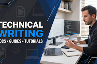 write technical documentation, user guides, manuals, and technical articles