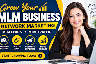 promote your MLM business, network marketing, MLM leads, and MLM traffic