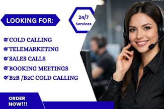 do telemarketing, cold calling and appointment setting
