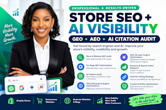 do store SEO, ai citation audit, GEO, aeo optimization and ai visibility