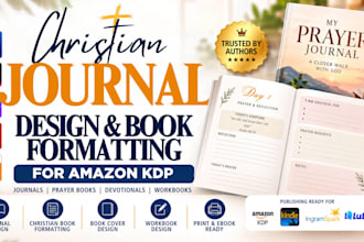 do amazon kdp journal formatting christian ebook design canva workbook design