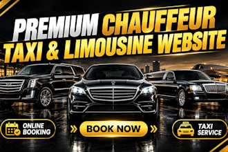 do chauffeur website, taxi booking website, limousine website, booking website