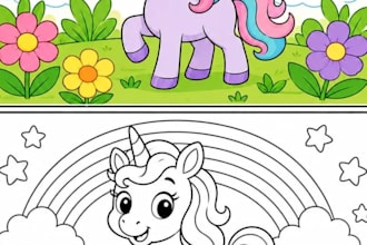 create custom KDP coloring book pages and illustrations