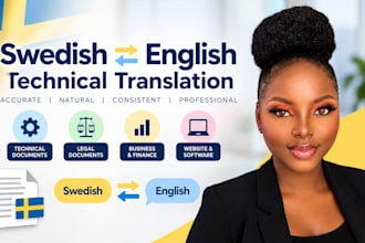 do swedish to english and english to swedish technical translation