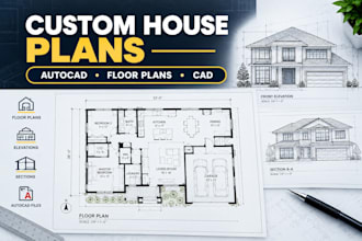 create professional residential house plans in autocad