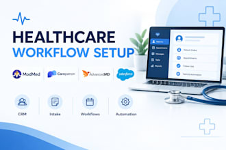 setup modmed carepatron advancedmd and salesforce healthcare workflows