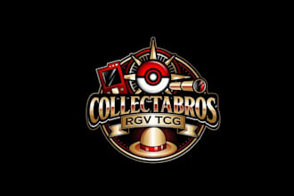 make pokemon one piece cool logo for a tcg vending business