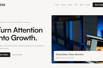 design a modern responsive website in framer