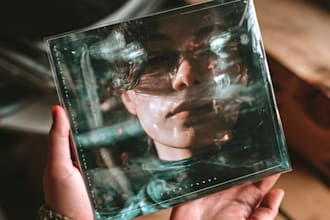 design a professional album cover