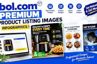 design premium bol com product listing images amazon infographics