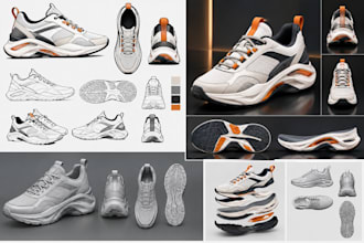 design footwear, sneakers, shoe, soles, orthopedic and custom footwear in 3d cad
