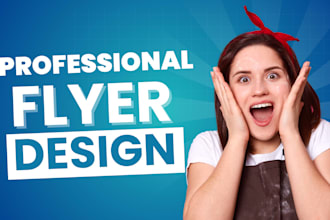 design a modern professional flyer