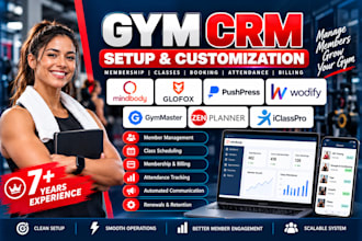setup gym CRM mindbody glofox pushpress wodify gymmaster zen planner iclasspro