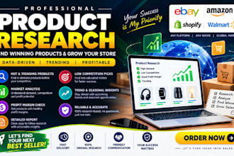 research winning dropshipping products, profitable hot selling products