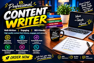 be your professional seo content writer
