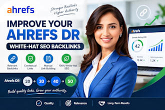 build white hat backlinks to improve your ahrefs DR