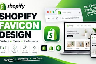 do shopify favicon logo design custom favicon shopify store design