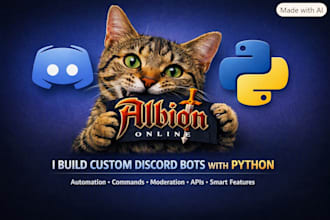 create a custom discord bot with commands and moderation