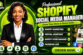 be your shopify social media manager to boost sales