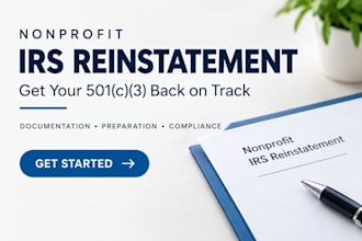 help prepare your nonprofit irs reinstatement application