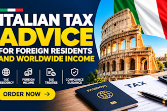 advice foreign residents on italian tax and worldwide income