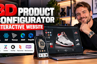 3d product configurator interactive website using webgl r3f gsap threejs verge3d