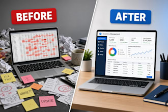 convert your excel sheet into a custom desktop inventory app