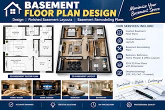 design basement floor plans, finished basement layouts