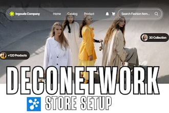 do deconetwork store setup deconetwork printshop product website inksoft design